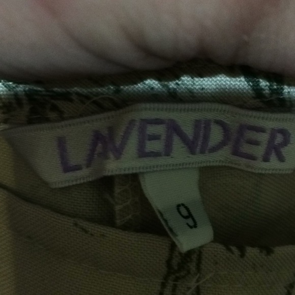 Lavender by Vera Wang silk pants - Picture 2 of 2